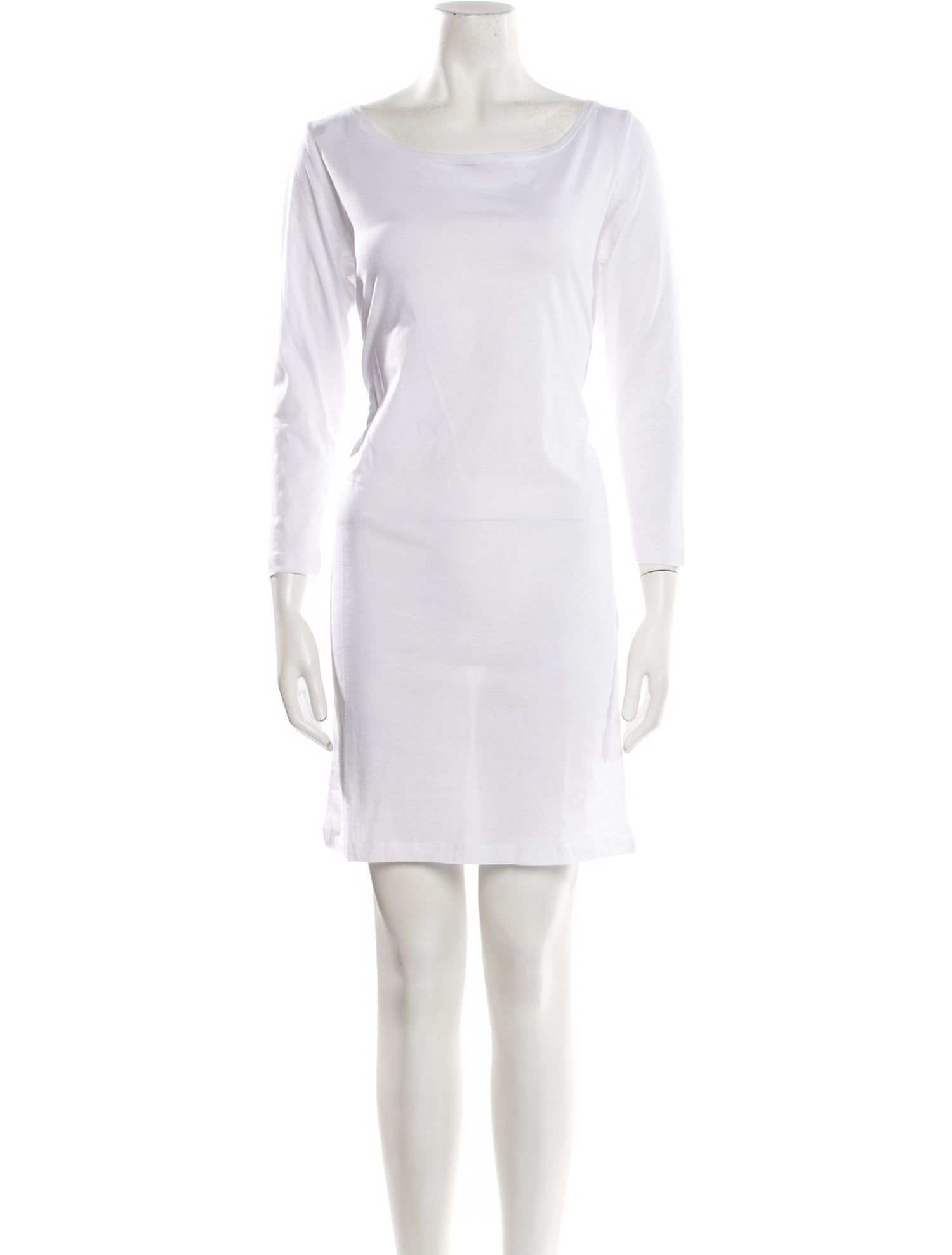 Anna Sui Bateau Neckline Mini Dress