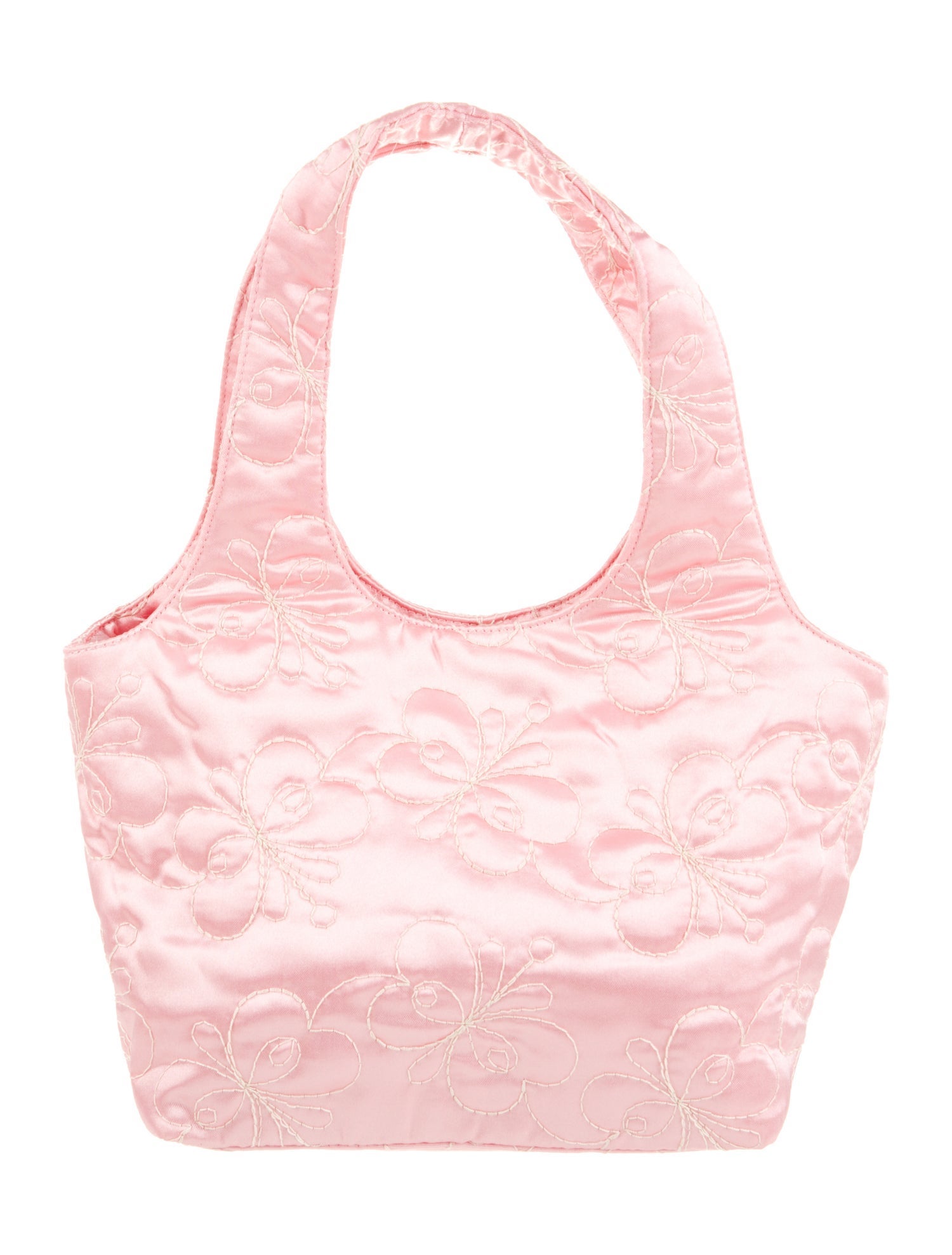 Anna Sui Satin Top Handle Bag