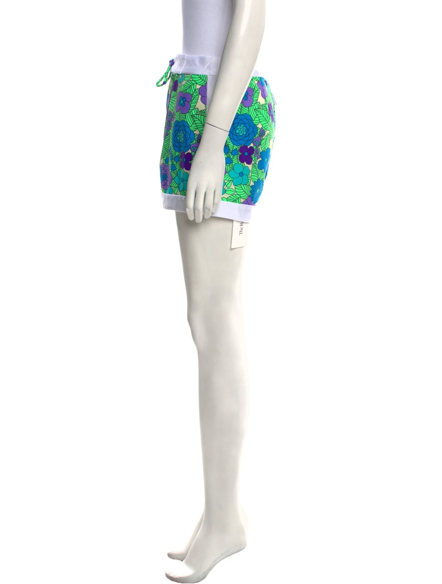 Anna Sui Floral Print Mini Shorts w/ Tags