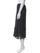 Anna Sui Floral Print Midi Length Skirt
