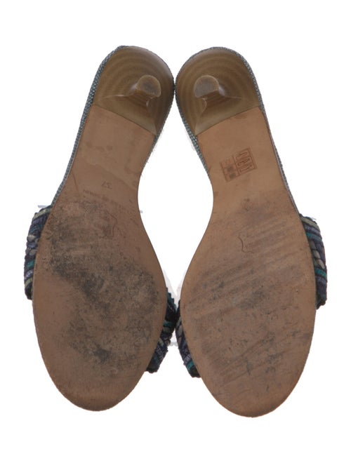 Anna Sui Printed Mules