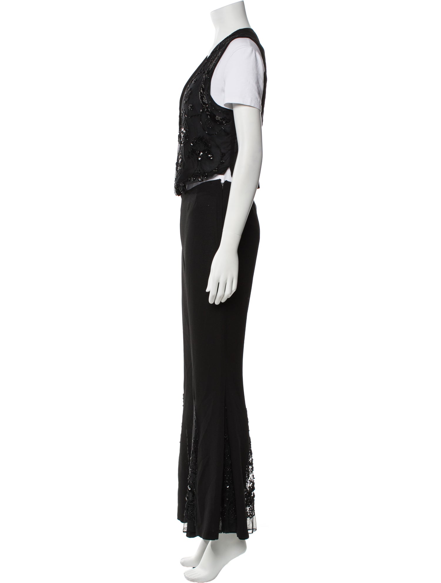 Anna Sui Beaded Accents Pantsuit