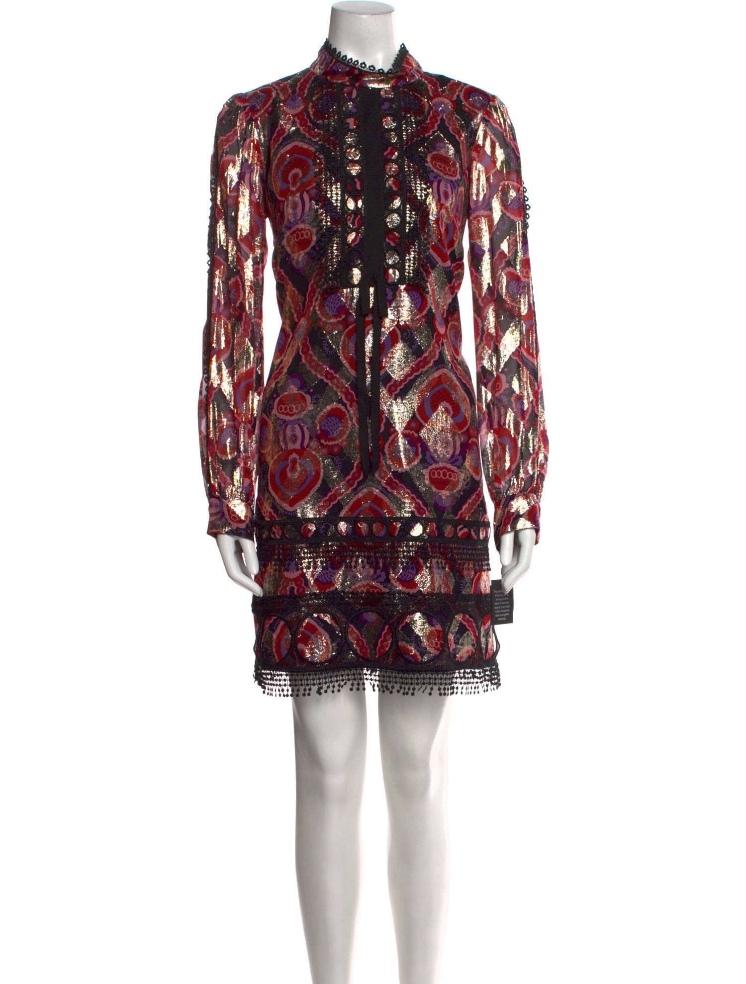 Anna Sui Silk Mini Dress