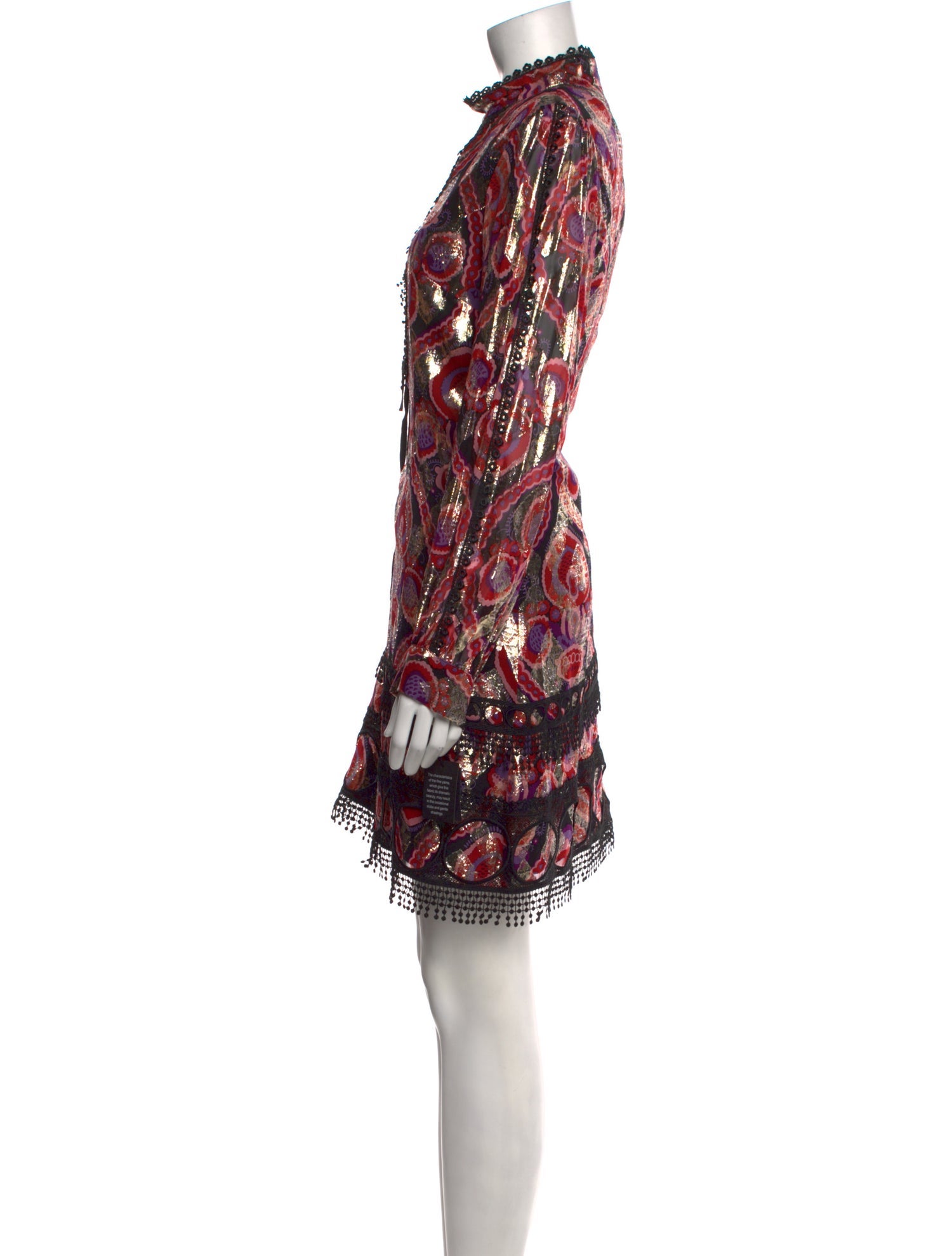 Anna Sui Silk Mini Dress