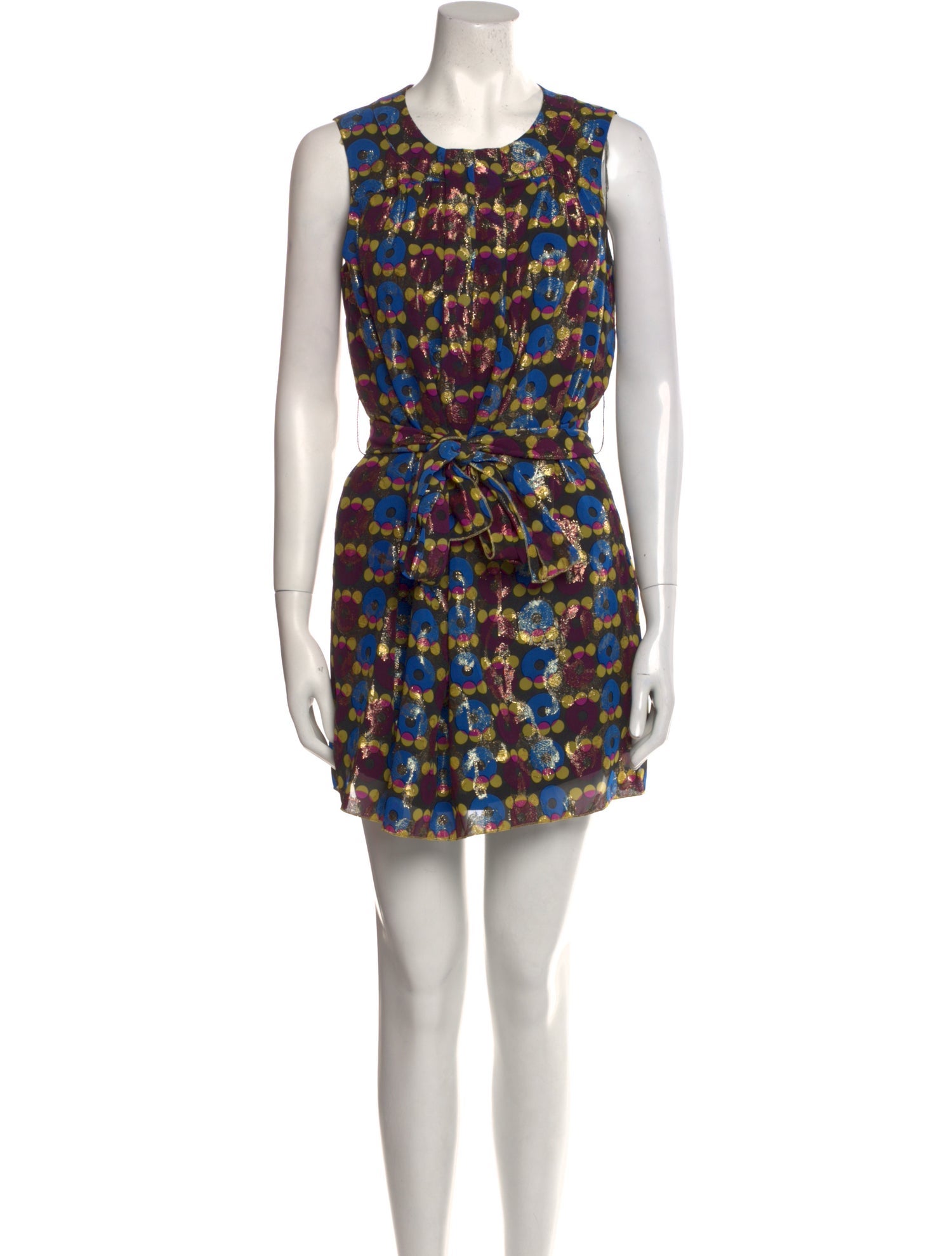 Anna Sui Printed Mini Dress