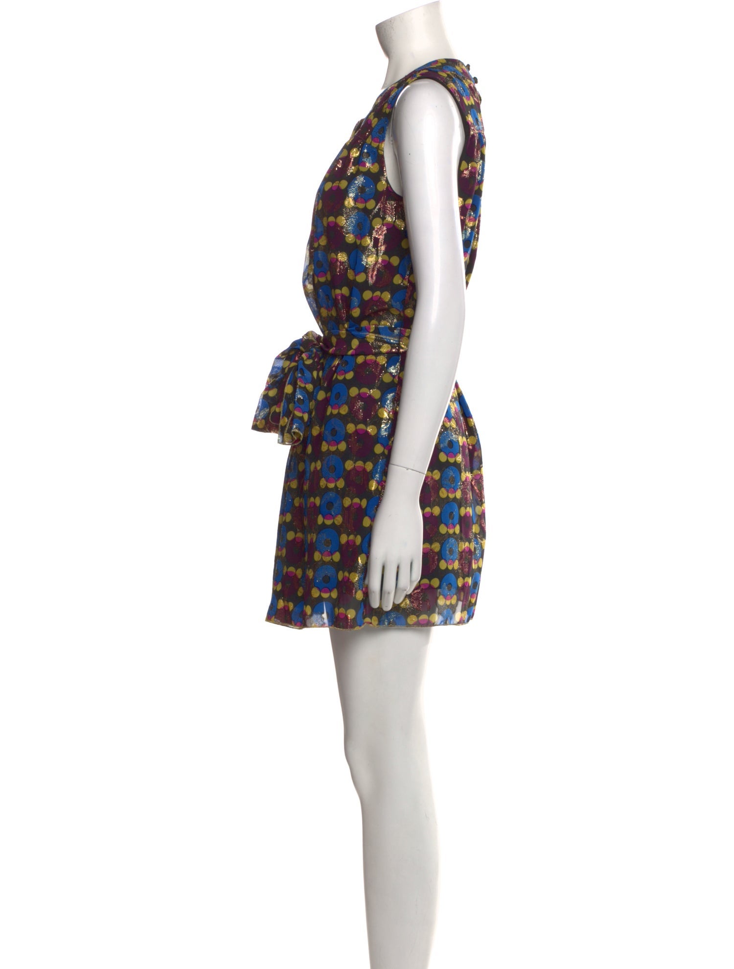 Anna Sui Printed Mini Dress