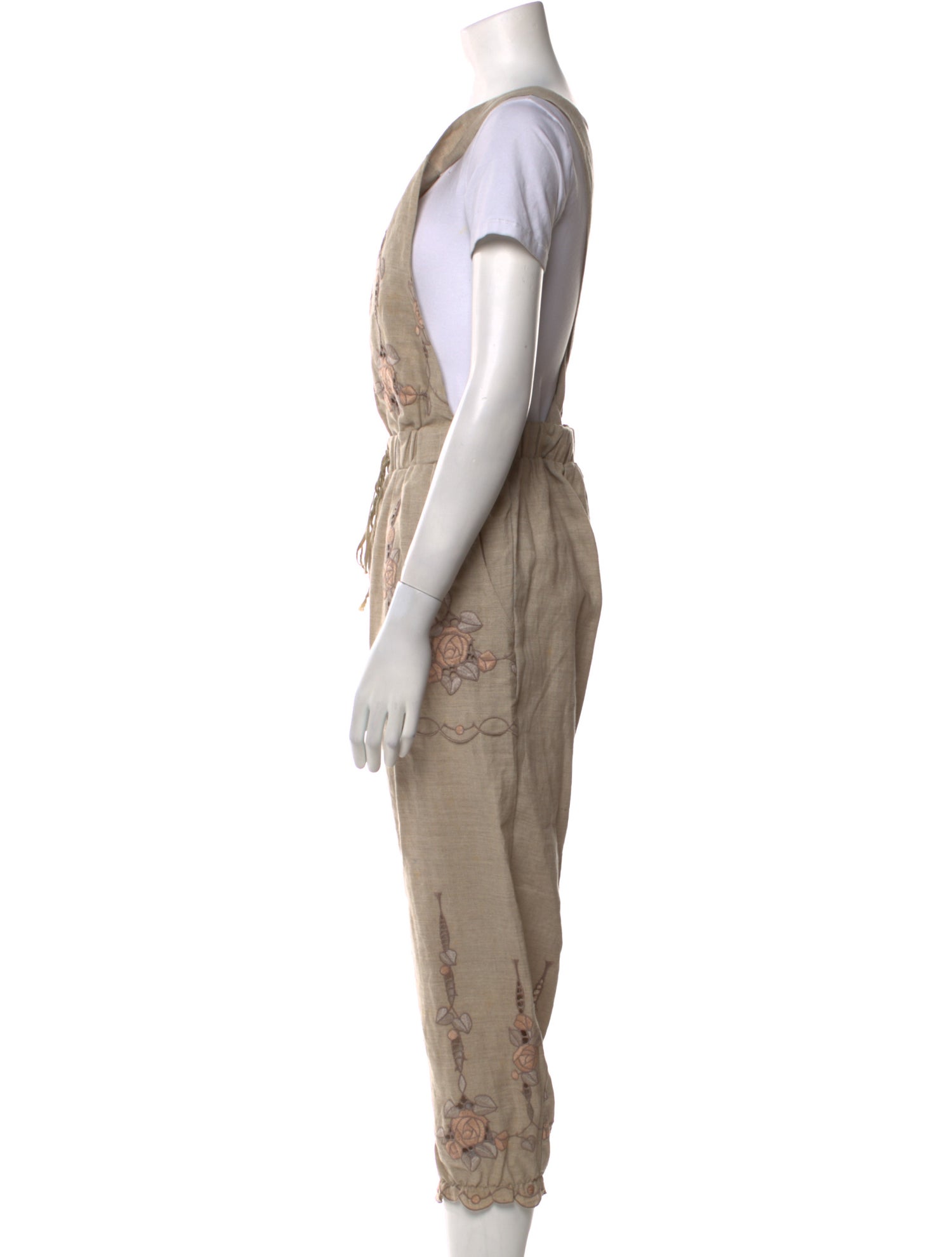 Anna Sui Square Neckline Jumpsuit