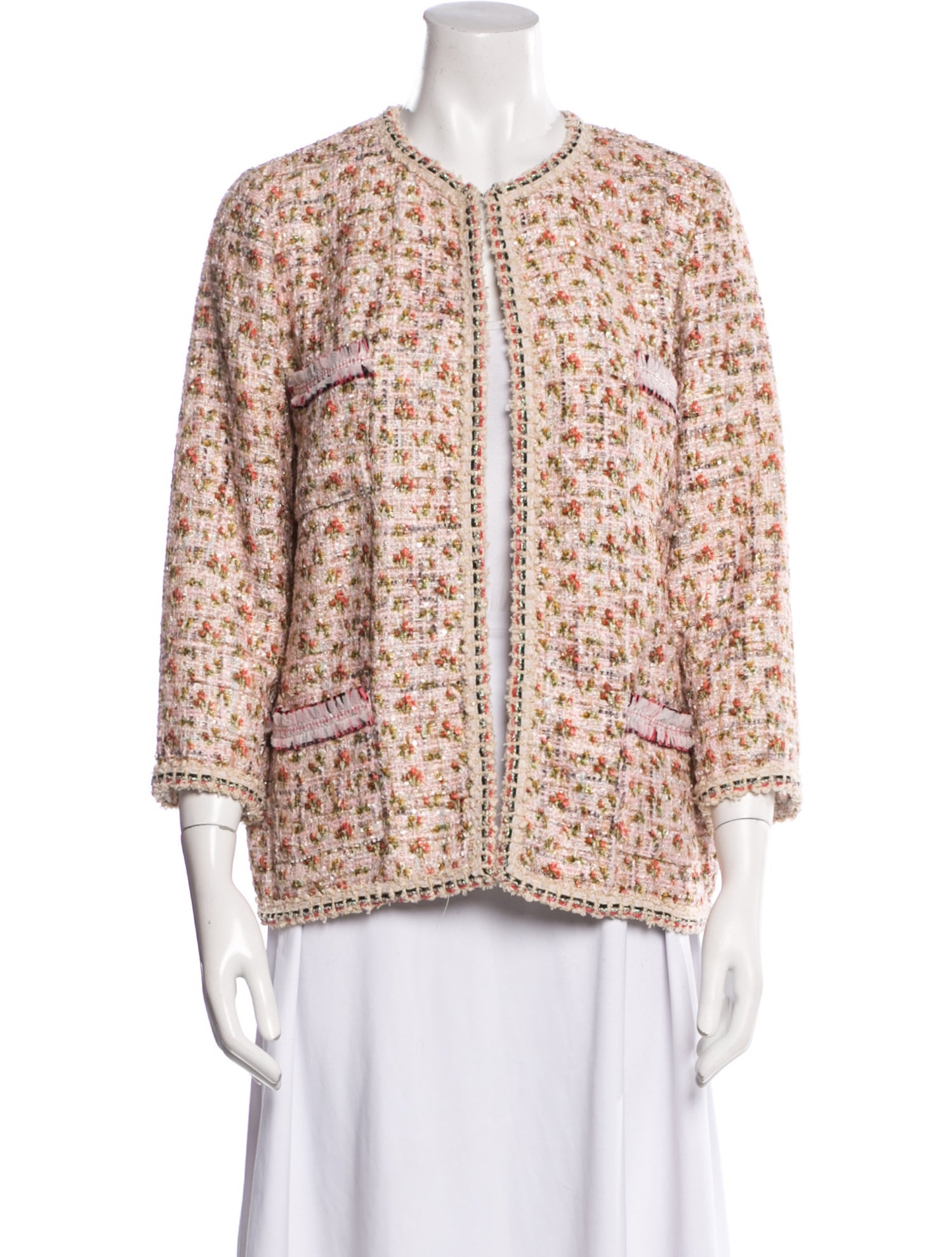Anna Sui Tweed Pattern Jacket