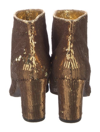 Anna Sui Sequins Boots