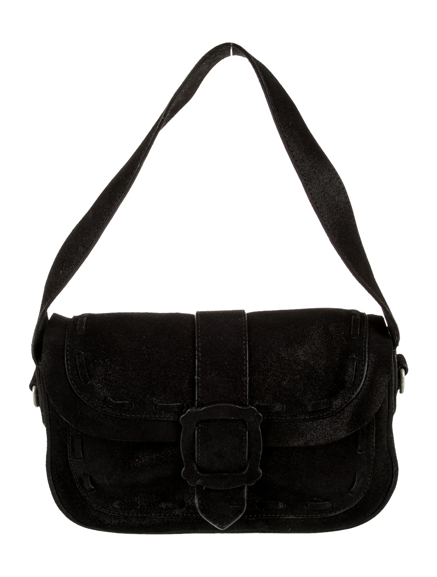Anna Sui Suede Shoulder Bag