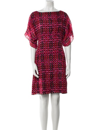 Anna Sui Printed Mini Dress