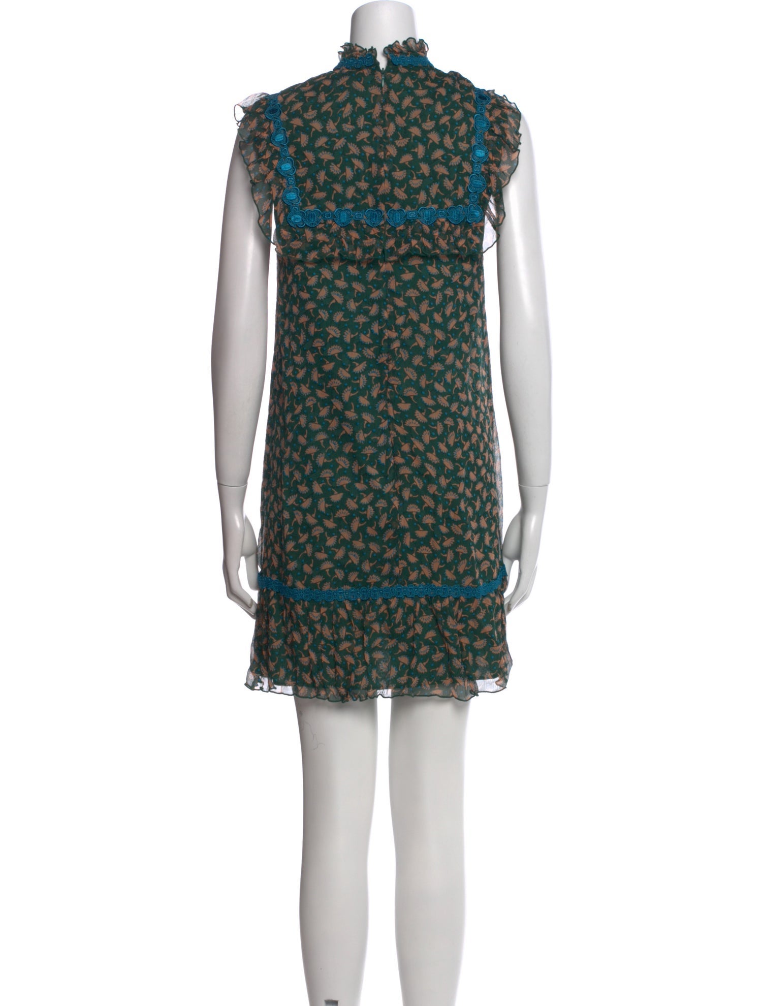 Anna Sui Silk Mini Dress