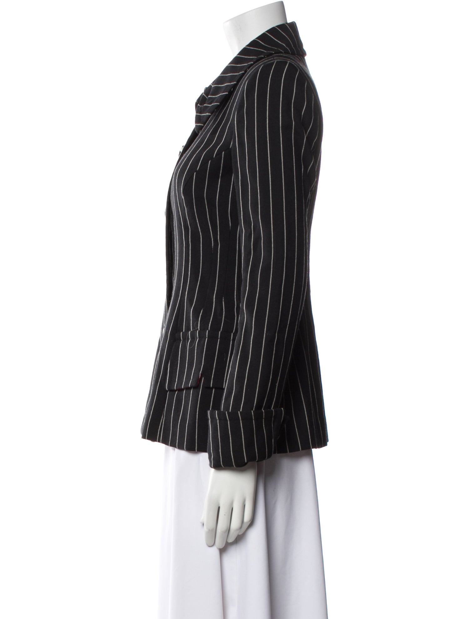 Anna Sui Wool Striped Jacket