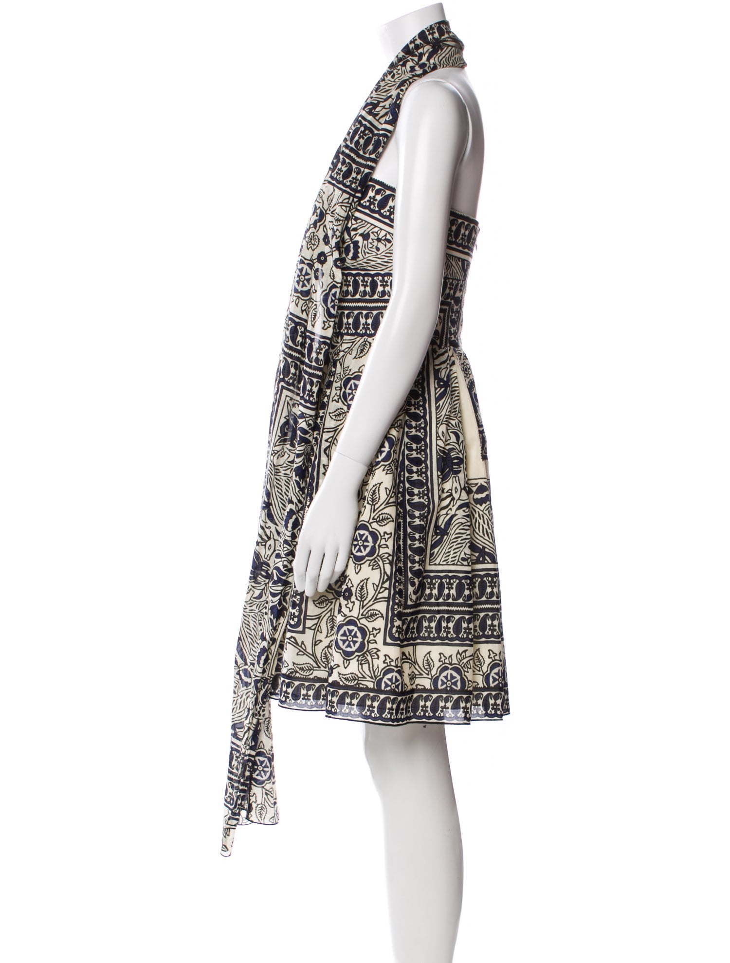 Anna Sui Paisley Print Mini Dress