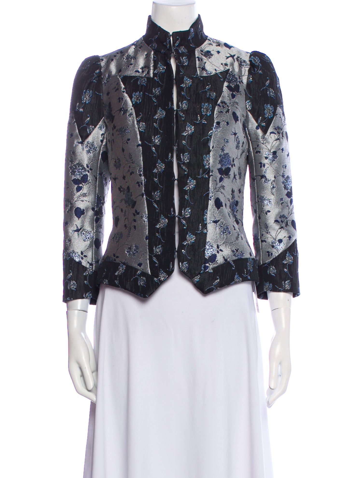 Anna Sui Floral Print Evening Jacket