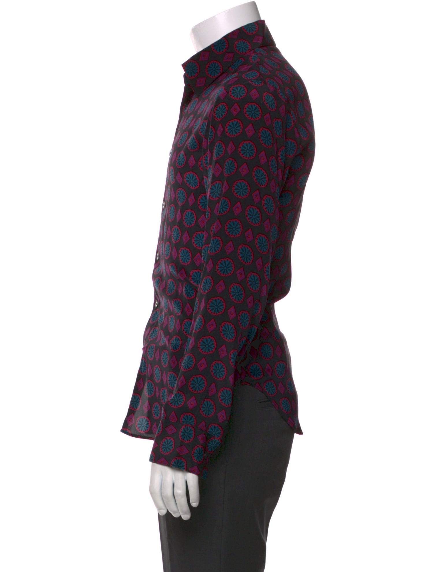 Anna Sui Silk Printed Shirt