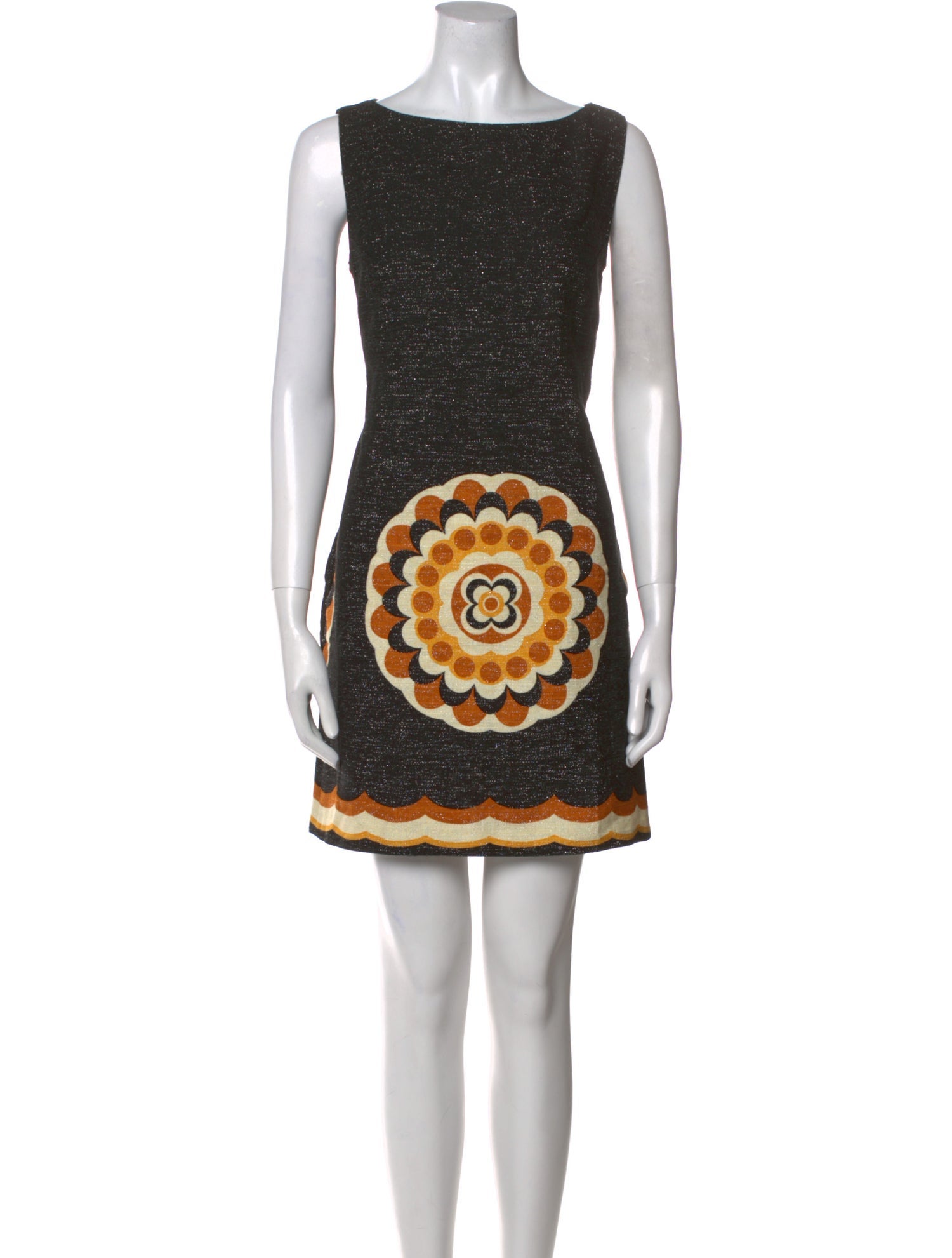 Anna Sui Linen Mini Dress