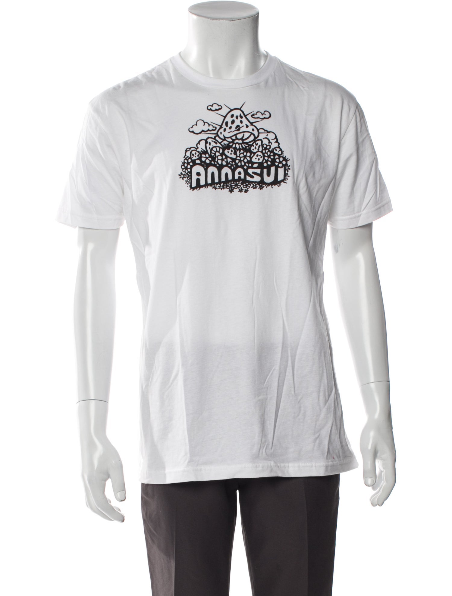 Anna Sui Graphic Print Crew Neck T-Shirt