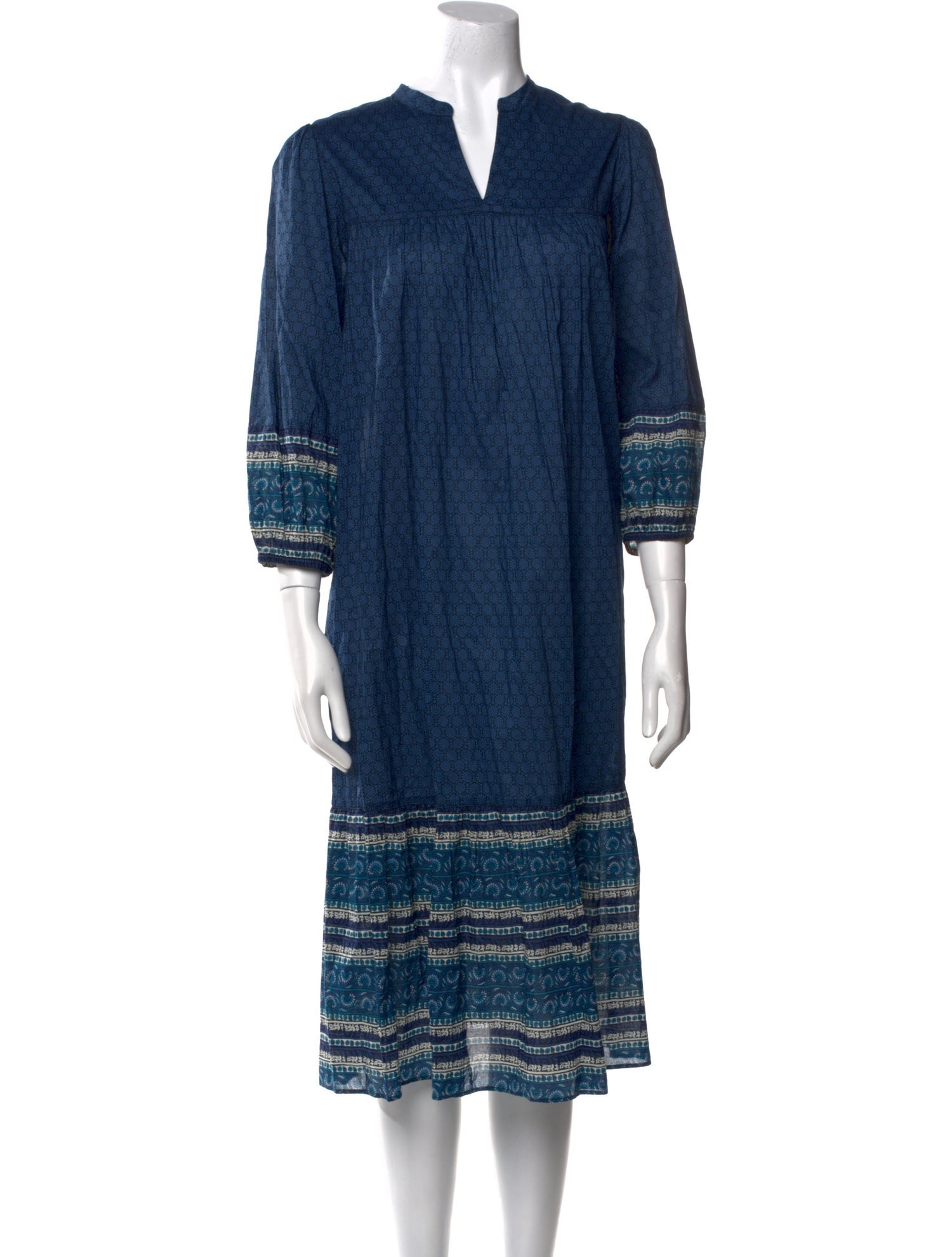 Anna Sui Printed Midi Length Dress