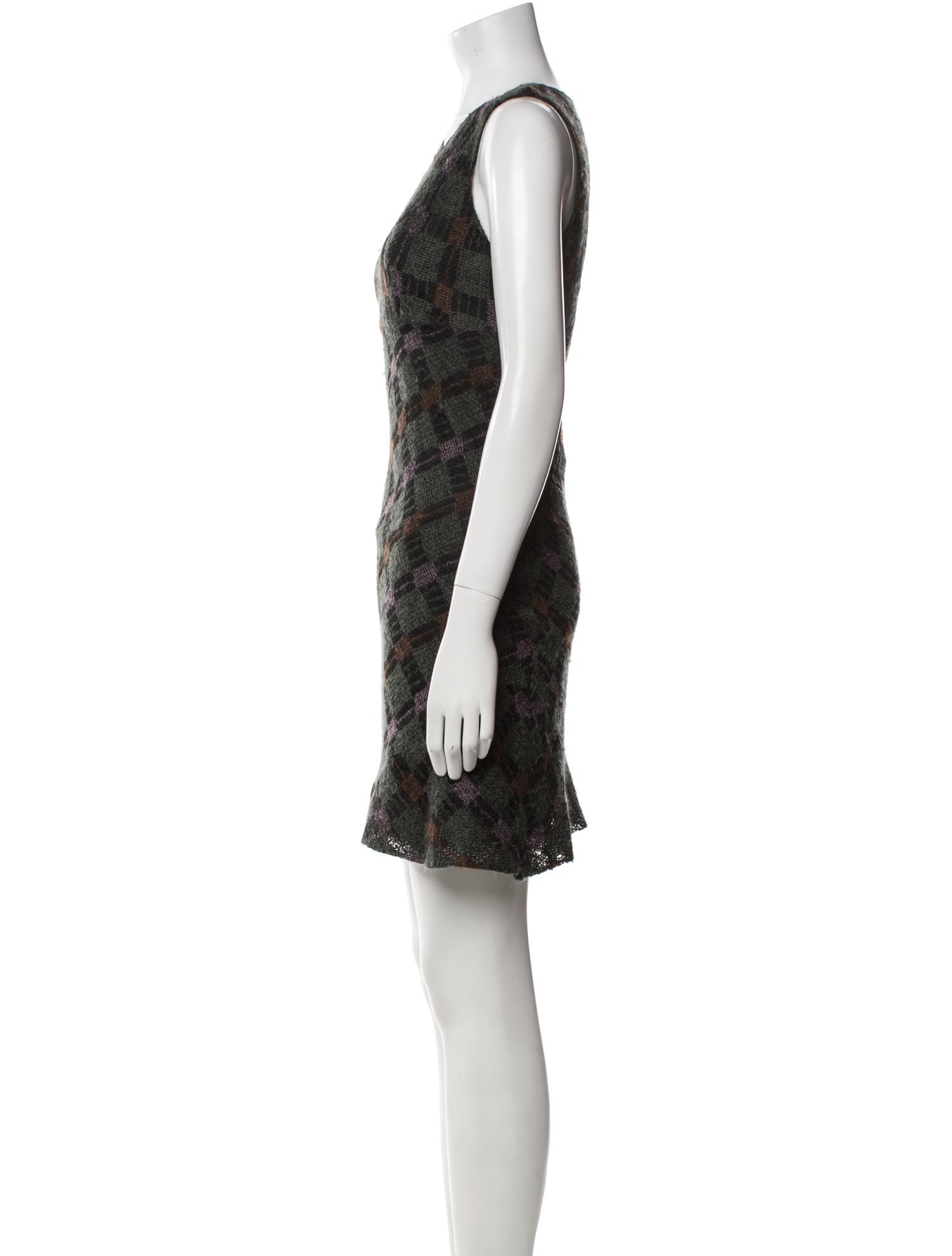 Anna Sui Printed Mini Dress