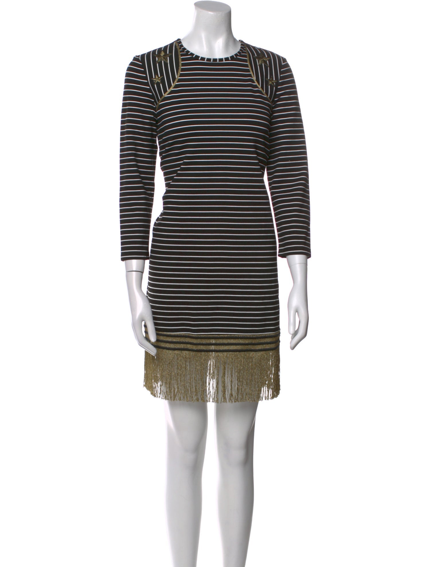 Anna Sui Striped Mini Dress