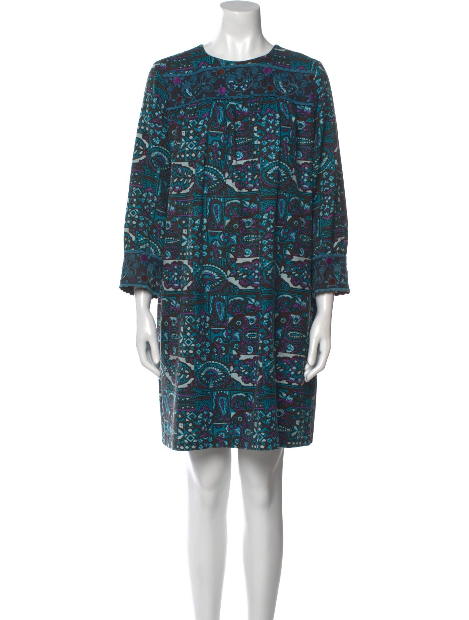 Anna Sui Silk Mini Dress