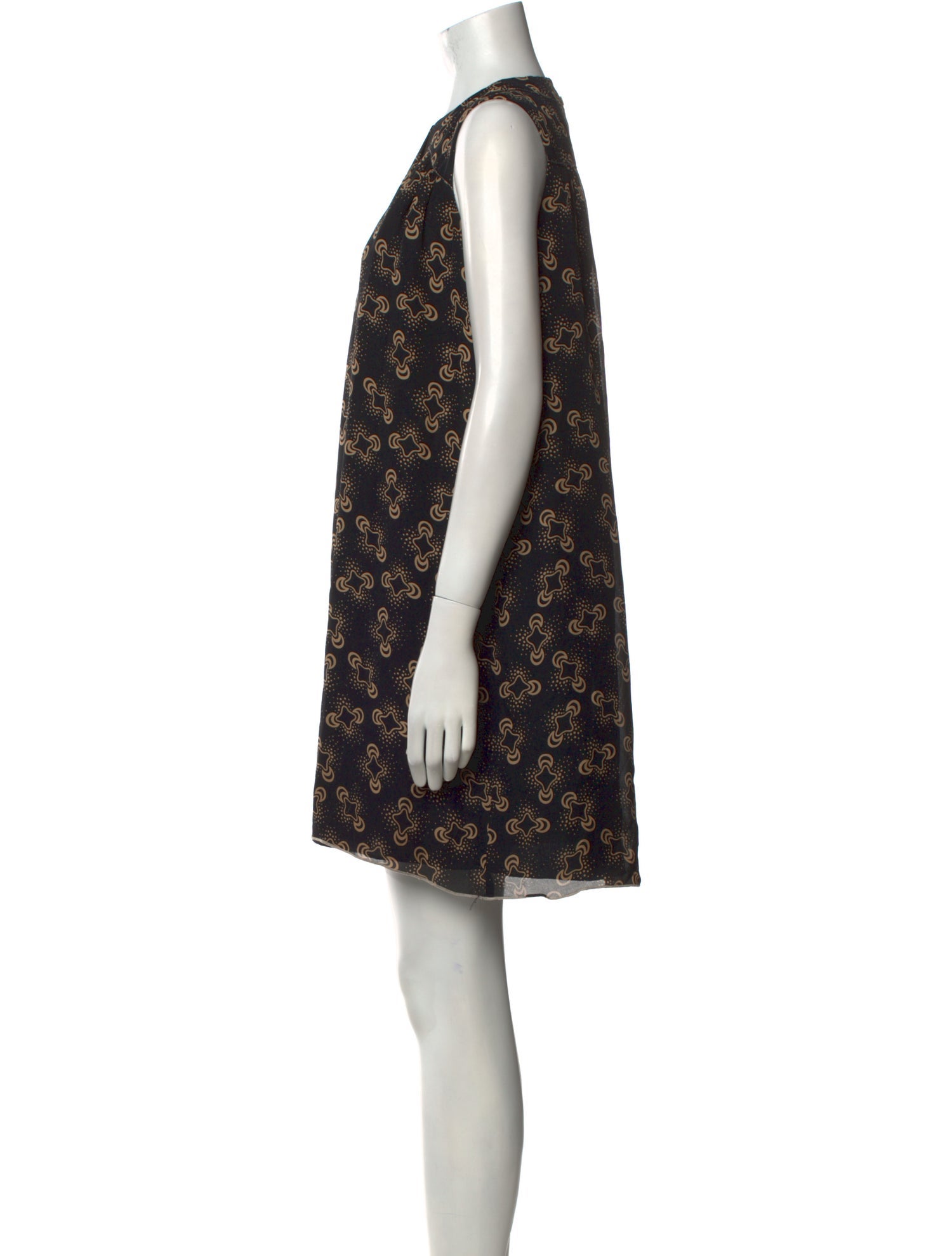 Anna Sui Silk Mini Dress