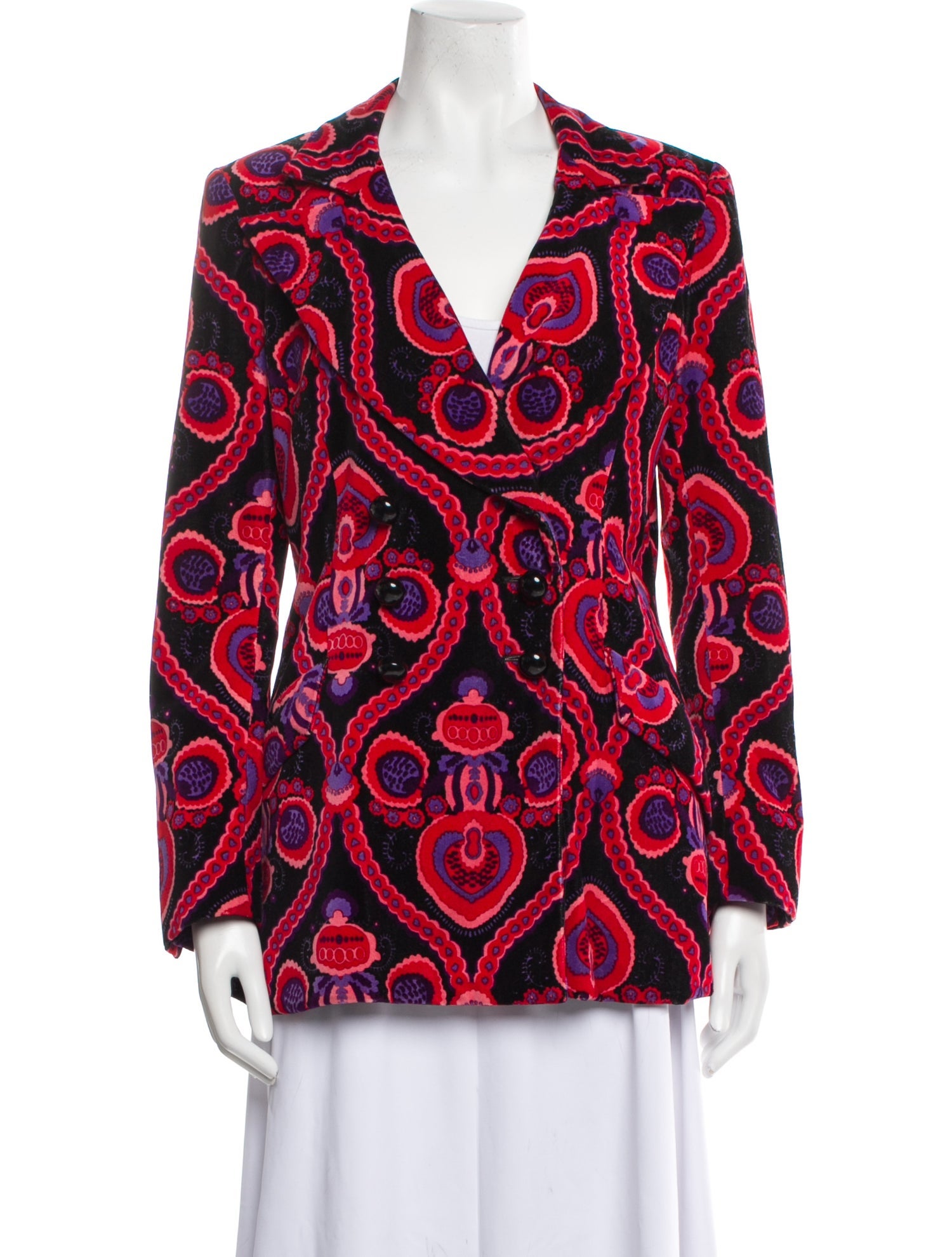 Anna Sui Printed Blazer