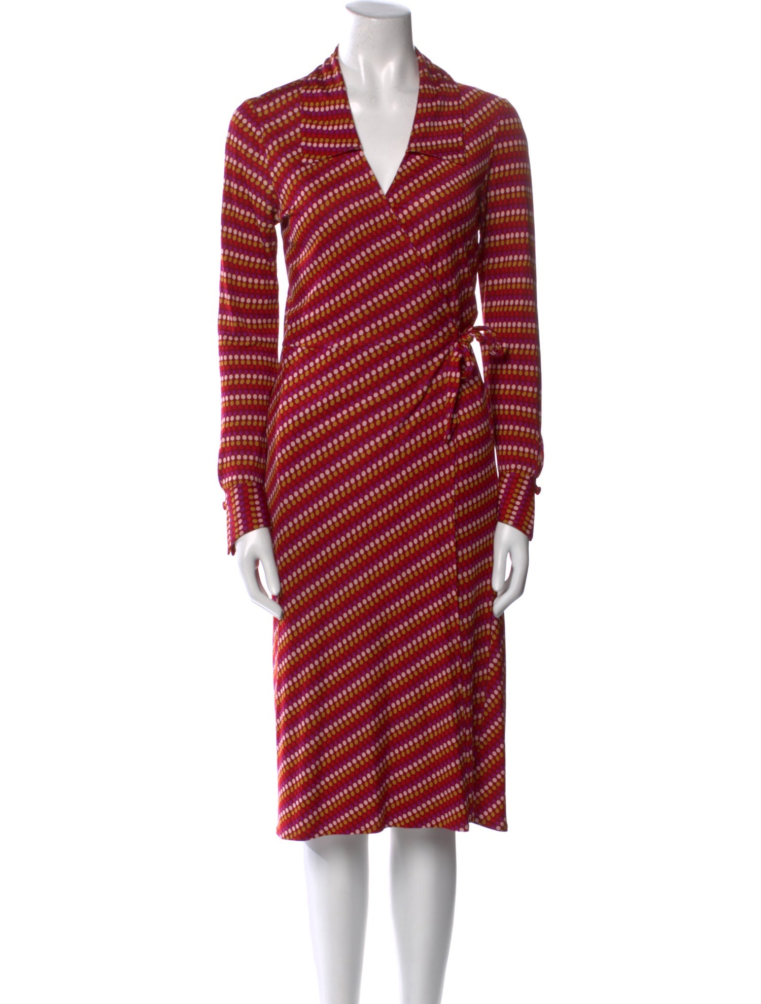 Anna Sui Striped Knee-Length Dress