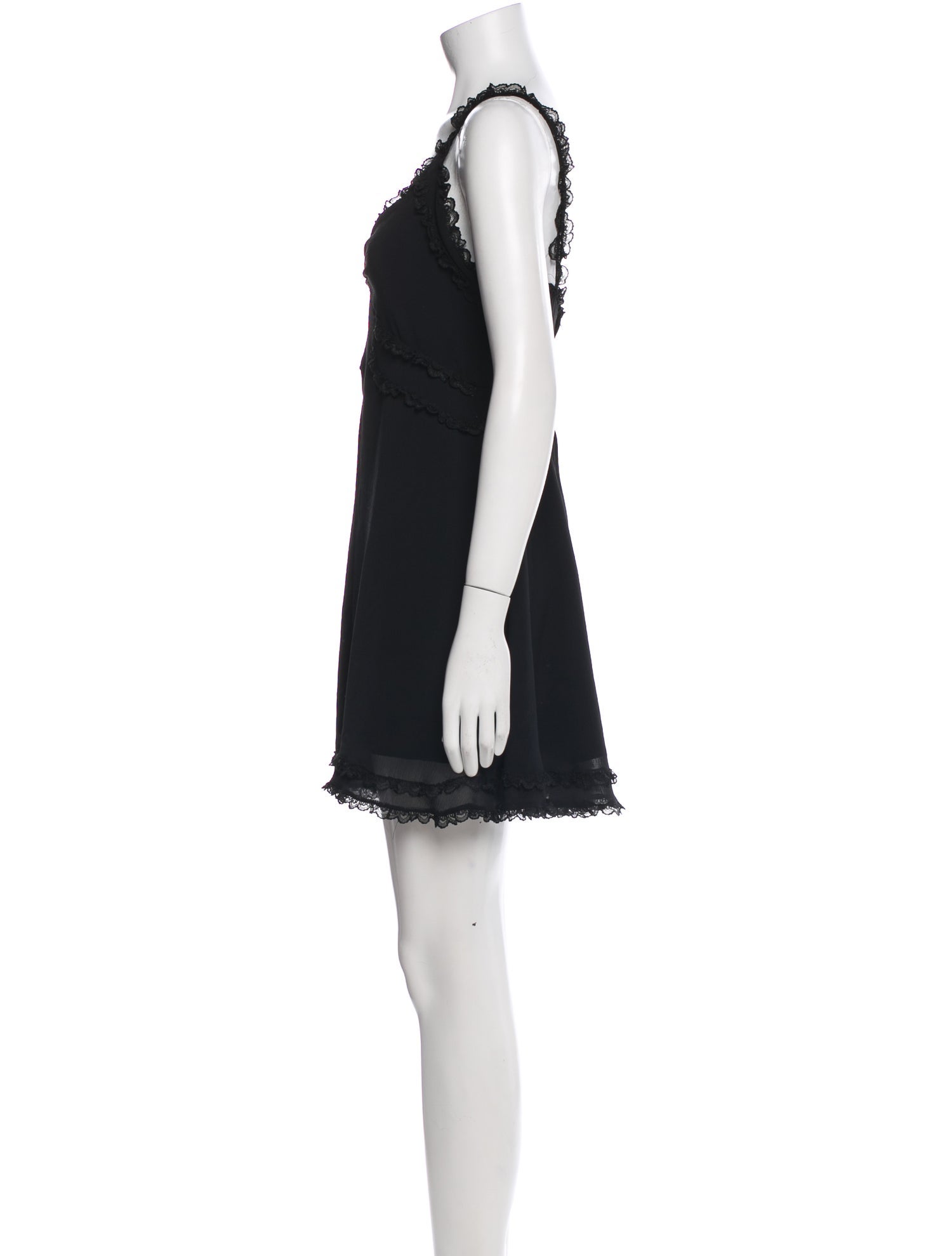 Anna Sui V-Neck Mini Dress