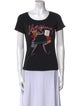 Anna Sui Graphic Print Crew Neck T-Shirt