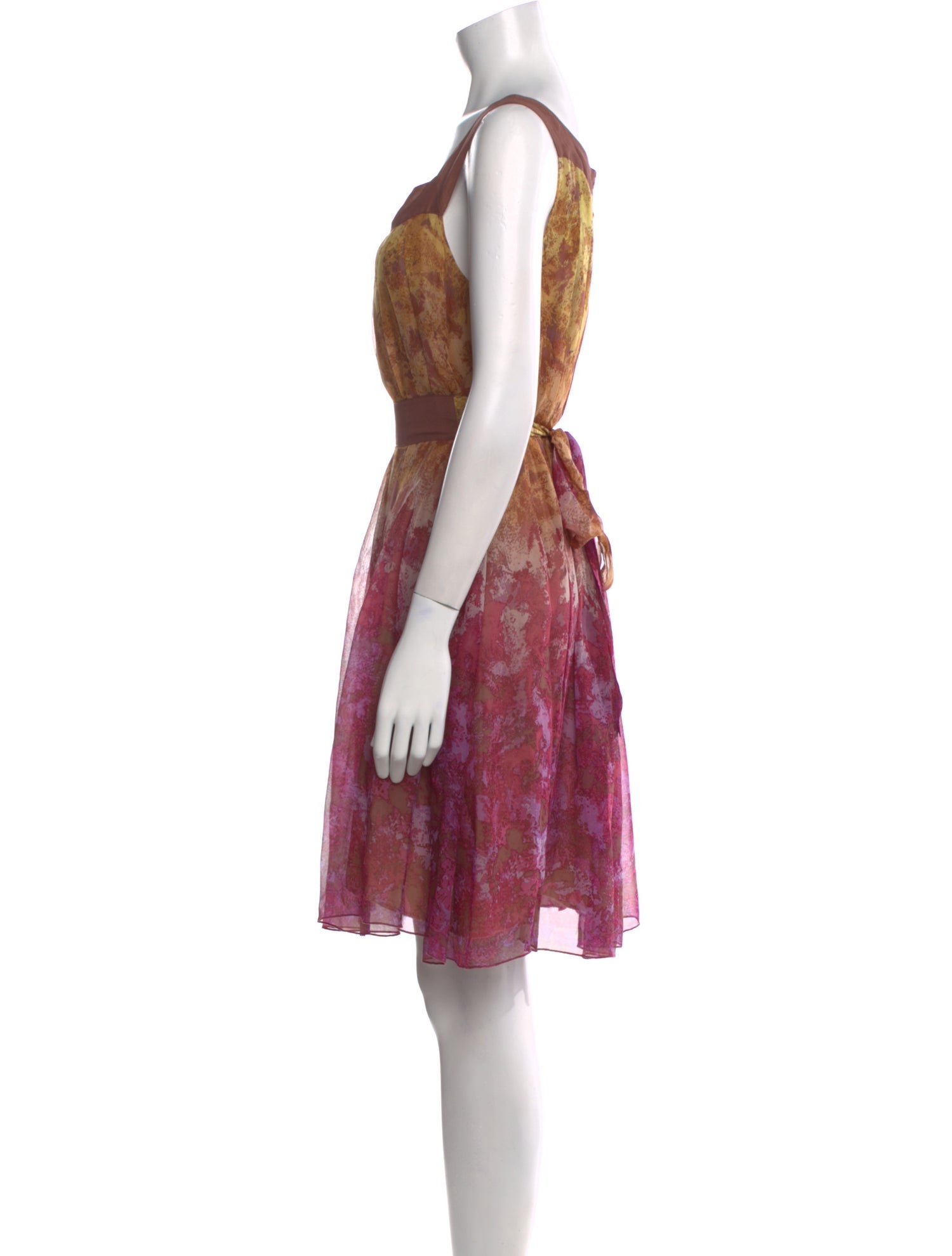 Anna Sui Silk Knee-Length Dress