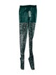 Anna Sui Printed Skinny Leg Pants