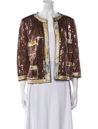 Anna Sui Printed Evening Jacket