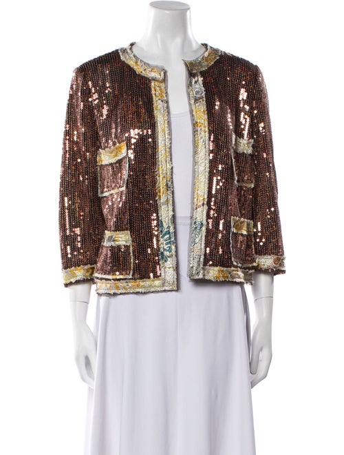 Anna Sui Printed Evening Jacket