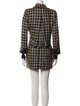 Anna Sui Tweed Tweed Pattern Skirt Suit