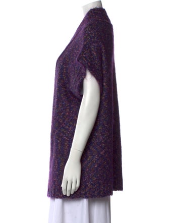 James Coviello X Anna Sui Mohair Tweed Pattern Sweater