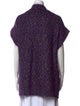 James Coviello X Anna Sui Mohair Tweed Pattern Sweater