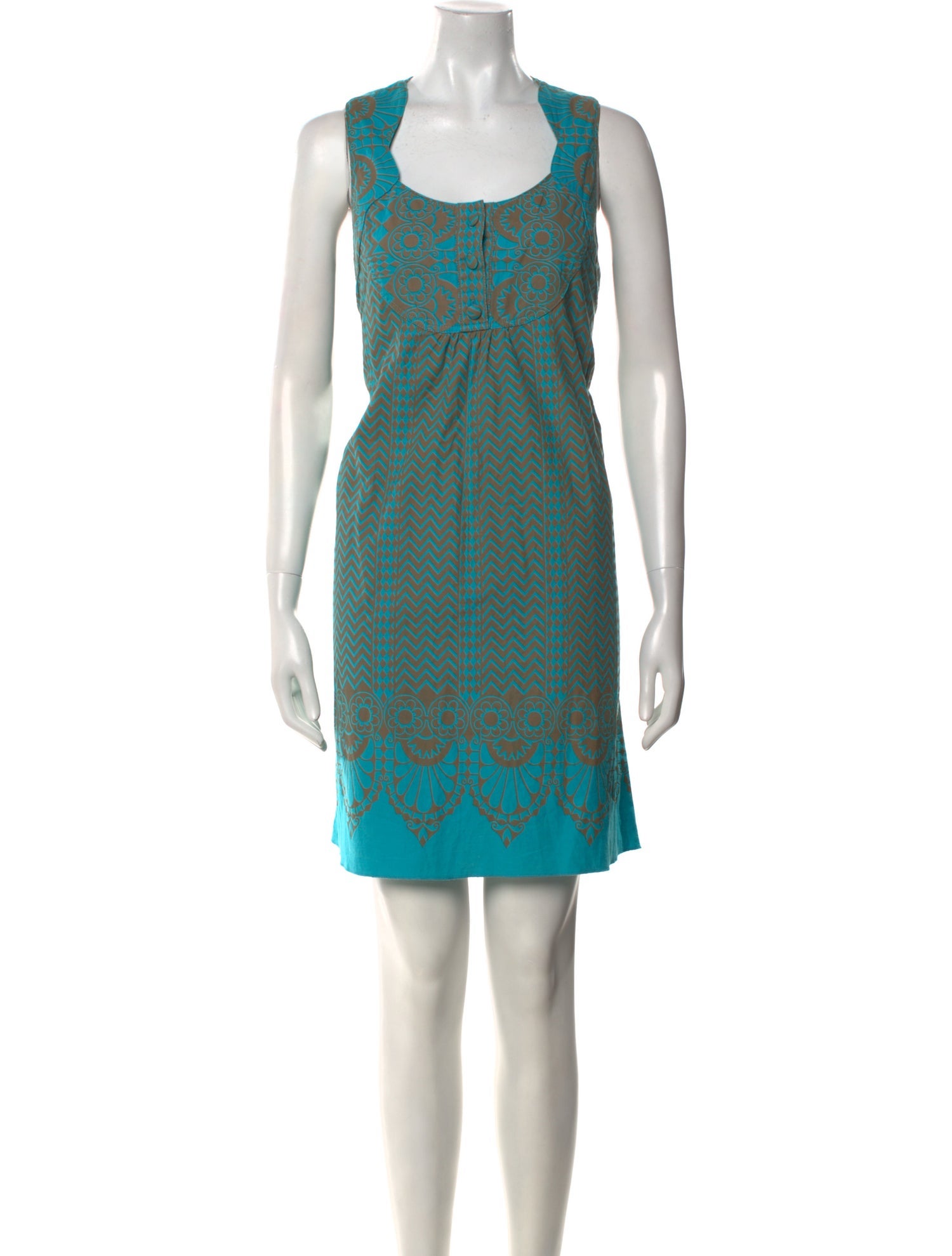 Anna Sui Printed Mini Dress