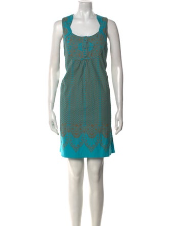 Anna Sui Printed Mini Dress