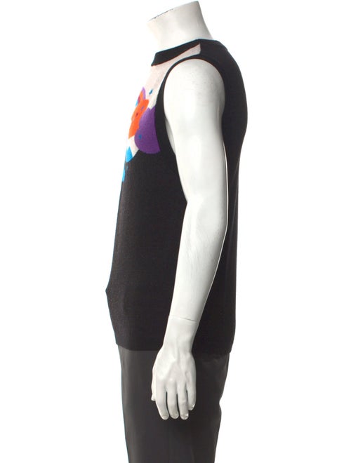 Anna Sui 2022 Graphic Print Sweater Vest
