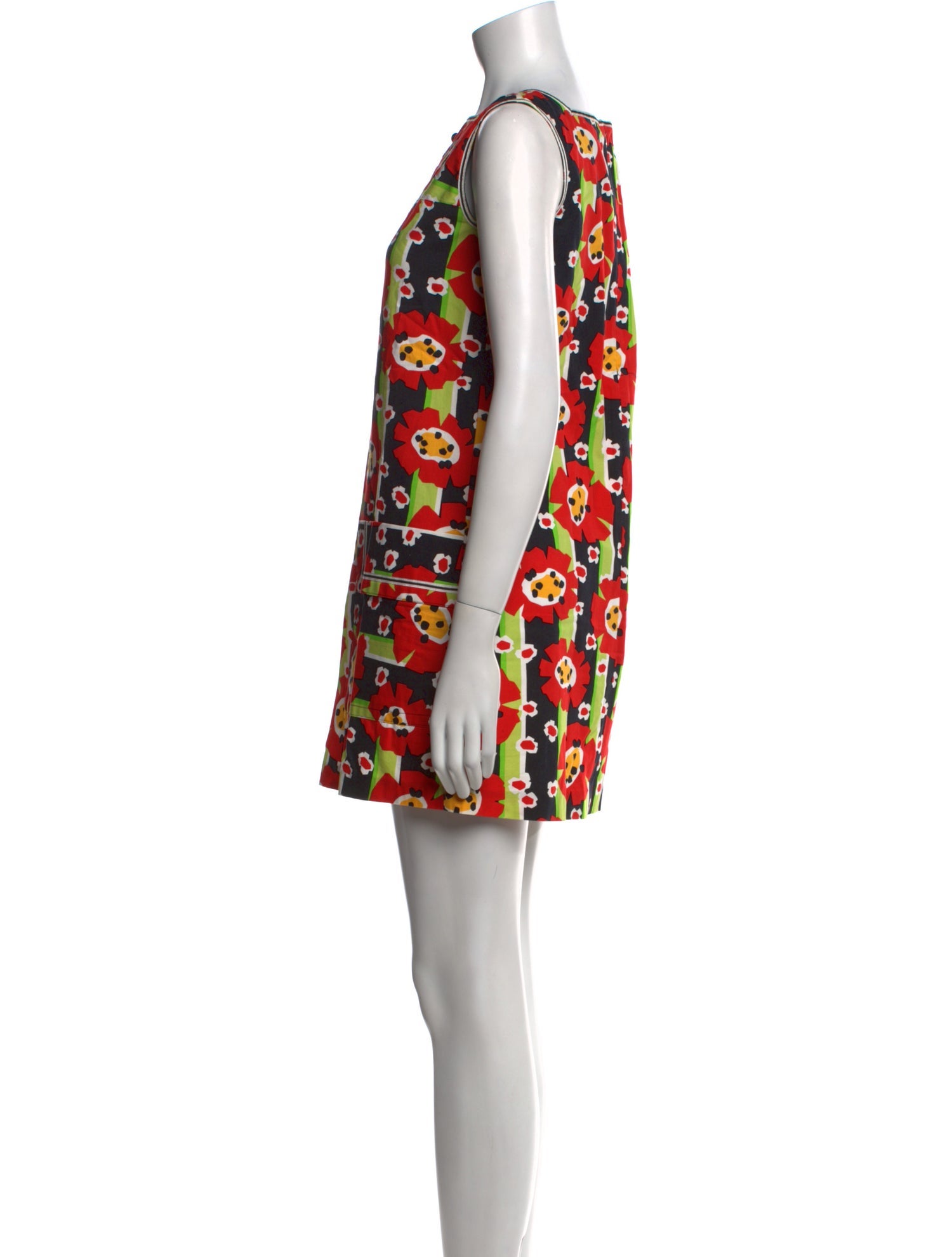 Anna Sui Printed Mini Dress