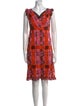 Anna Sui Silk Knee-Length Dress
