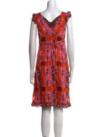 Anna Sui Silk Knee-Length Dress