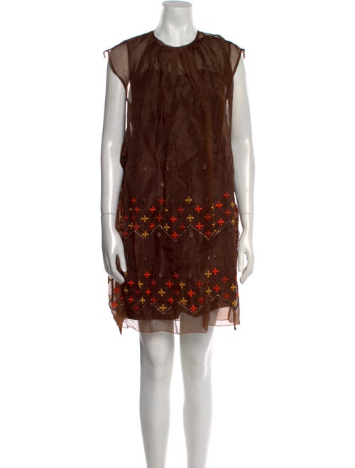 Anna Sui Silk Mini Dress