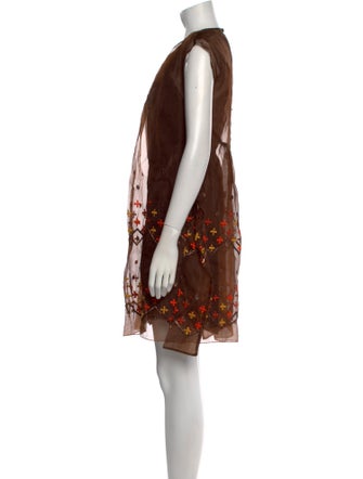 Anna Sui Silk Mini Dress