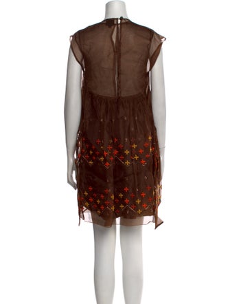 Anna Sui Silk Mini Dress