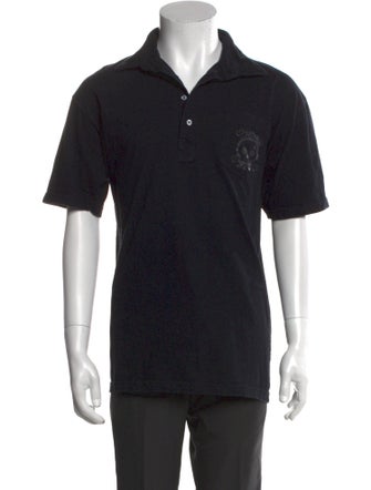 Anna Sui Crew Neck Short Sleeve Polo Shirt