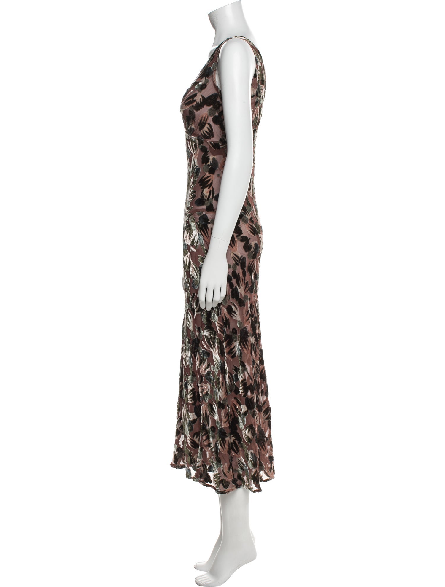 Anna Sui Printed Long Dress