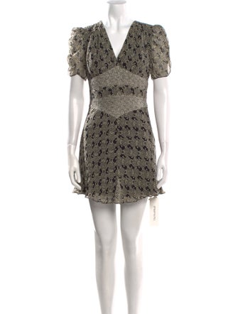 Anna Sui Silk Mini Dress